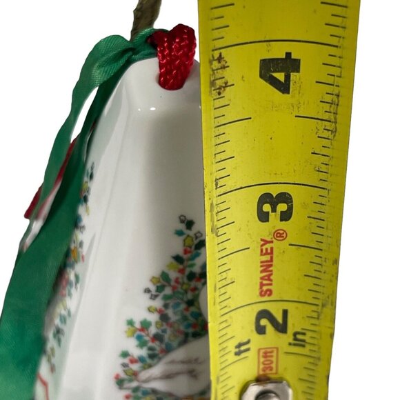 Vintage Jasco Porcelain Festive Goose Fragrant Christmas Tree Ornament - Picture 6 of 8